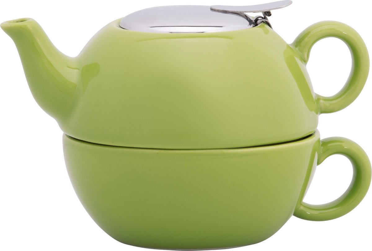 Point-Virgule Gift Tea for One Theepot - 0.4 l - Groen - Incl. Filter