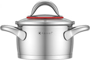 Kassel RVS Kookpan met deksel - ø16 cm - Assortiment 'Het Gemak'