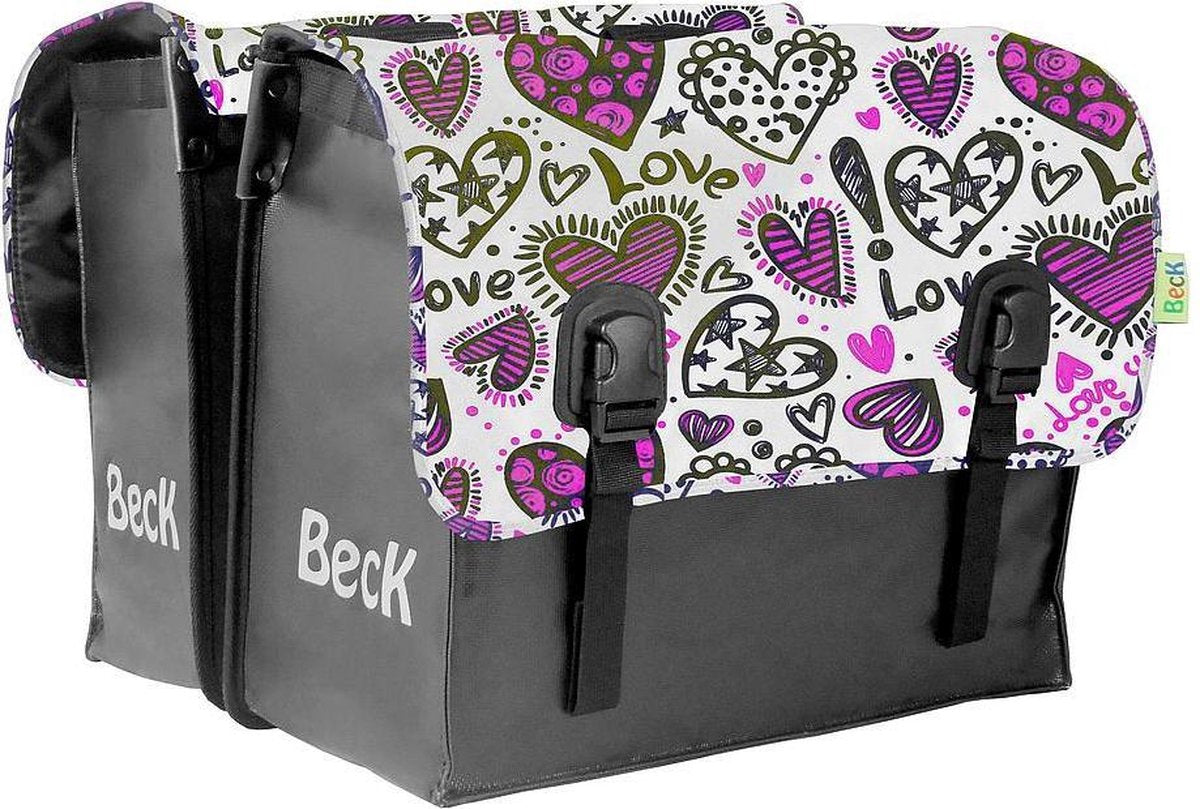 BECK Classic Love Dubbele Fietstas 46 Liter