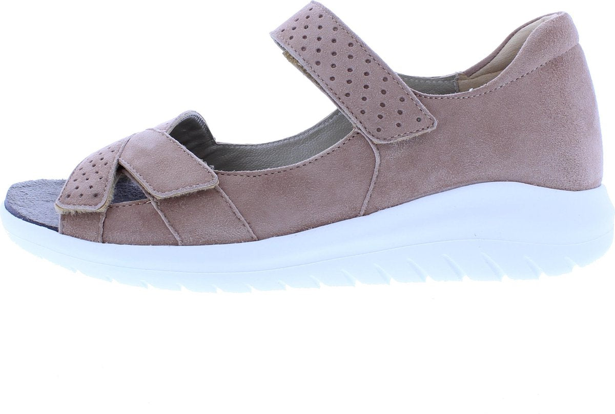 Verhulst - Lana sandaal - zalm suede - wijdte H - maat  4½