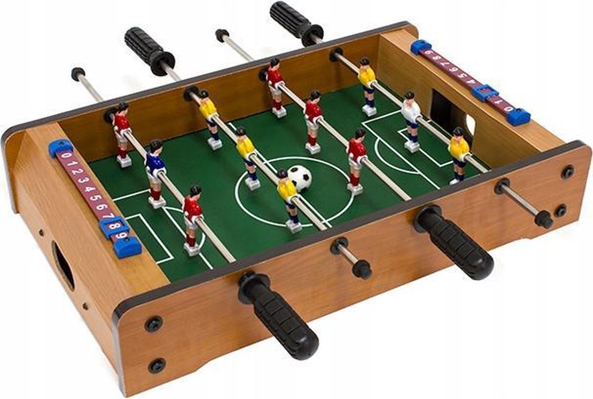 Tafelvoetbalspel - Voetbaltafel - Tafelvoetbaltafel - Kickertafel Voetbal Spel - Kleine Tafelvoetbal