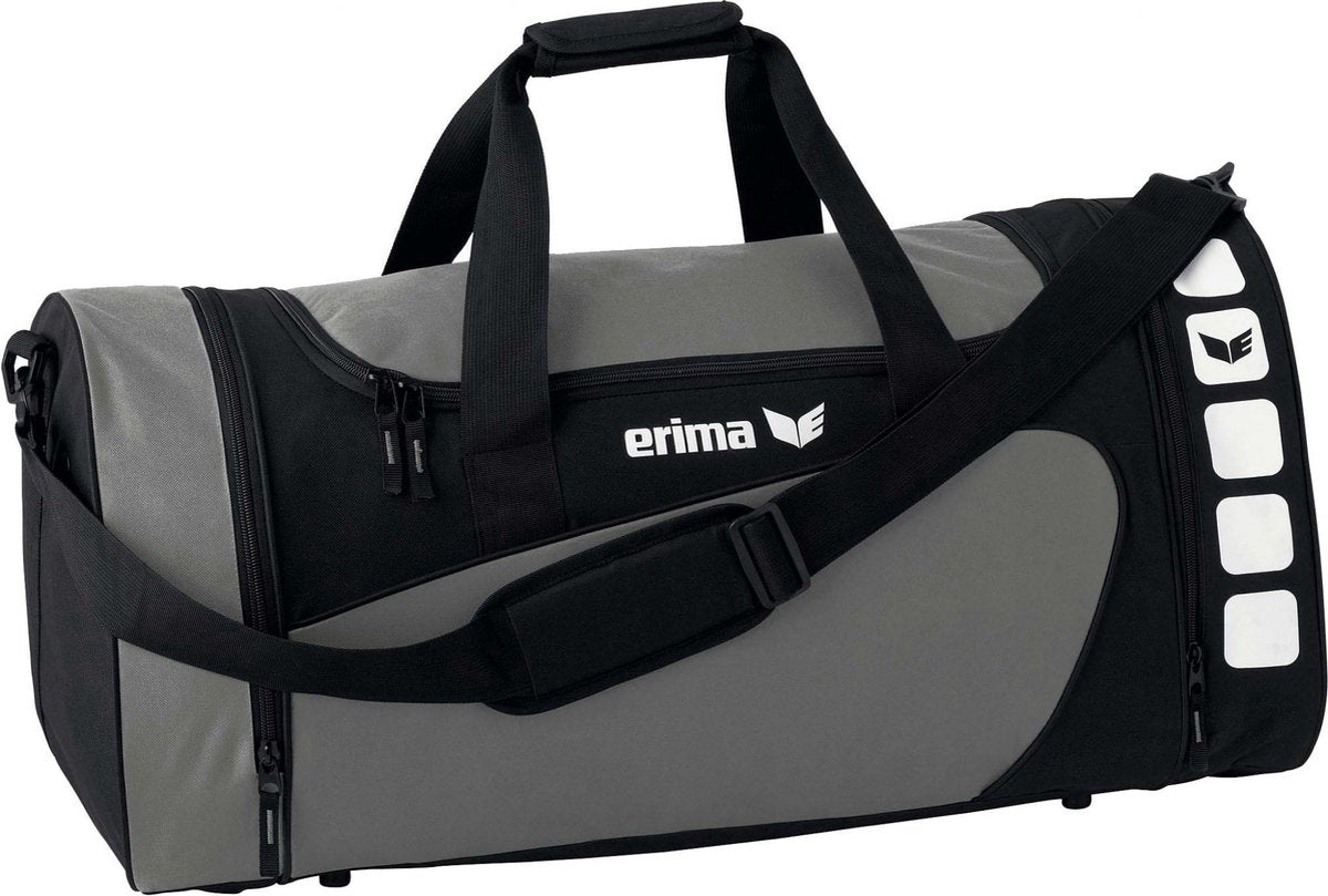 Erima Sporttas Club 5 Line Grijs/zwart 49