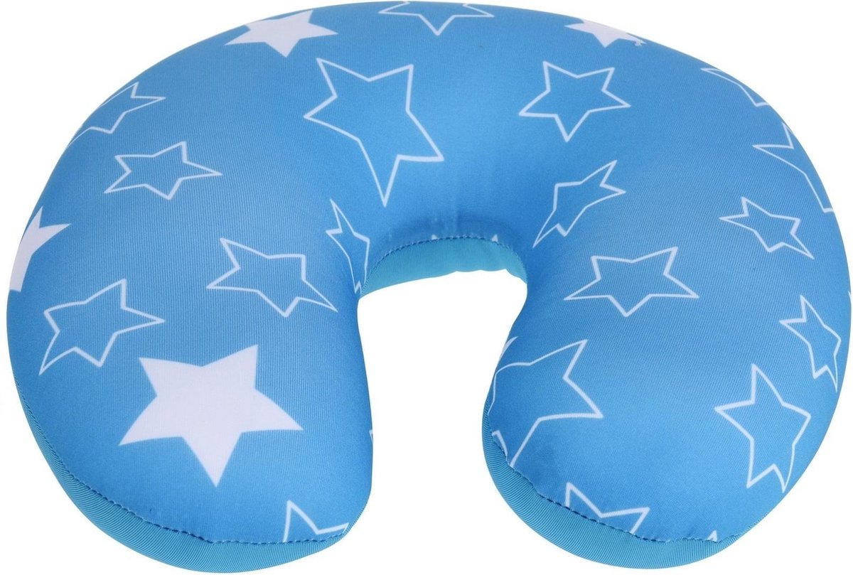 Pro World Nekkussen Sterren 28 Cm Polyester Lichtblauw