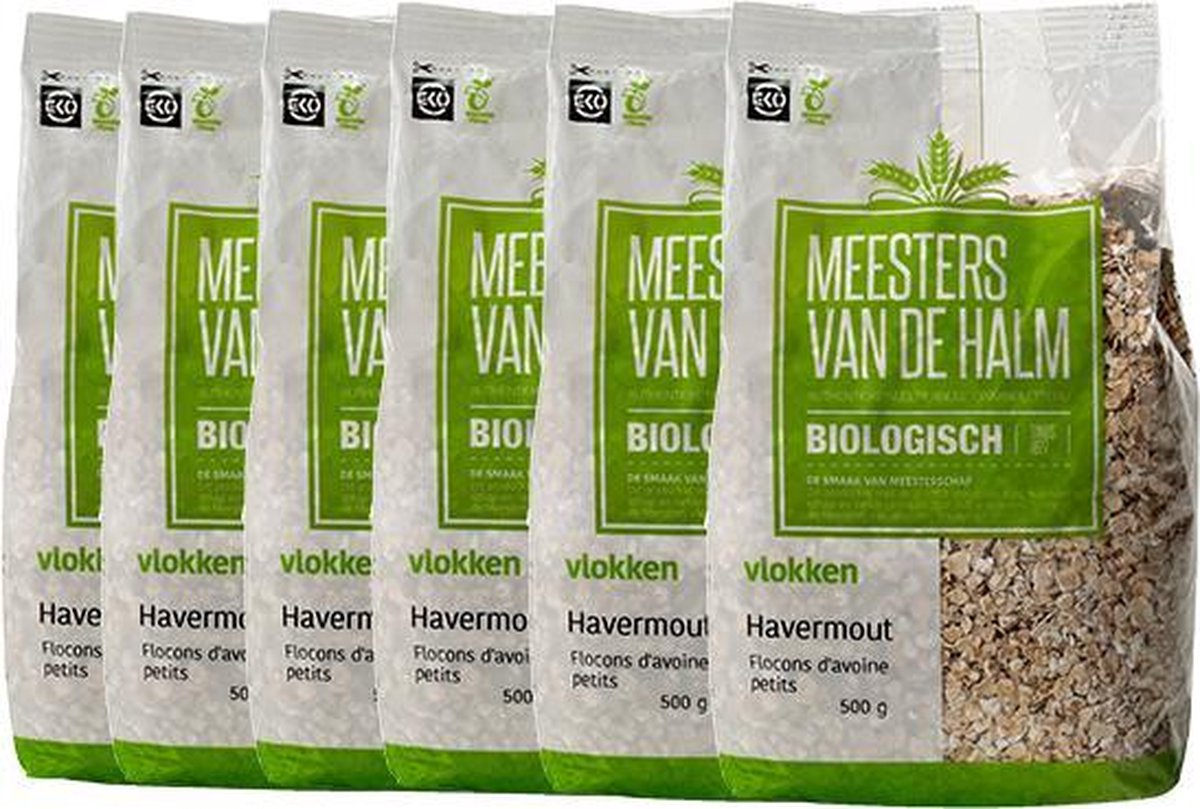 De Halm havermout 6 x 500 gram