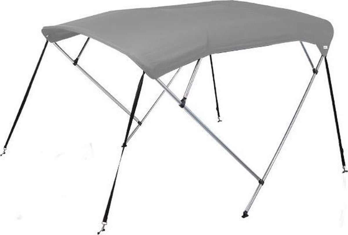 Oceansouth 4-Boogs grijze Biminitop Breedte 190 - 210 cm