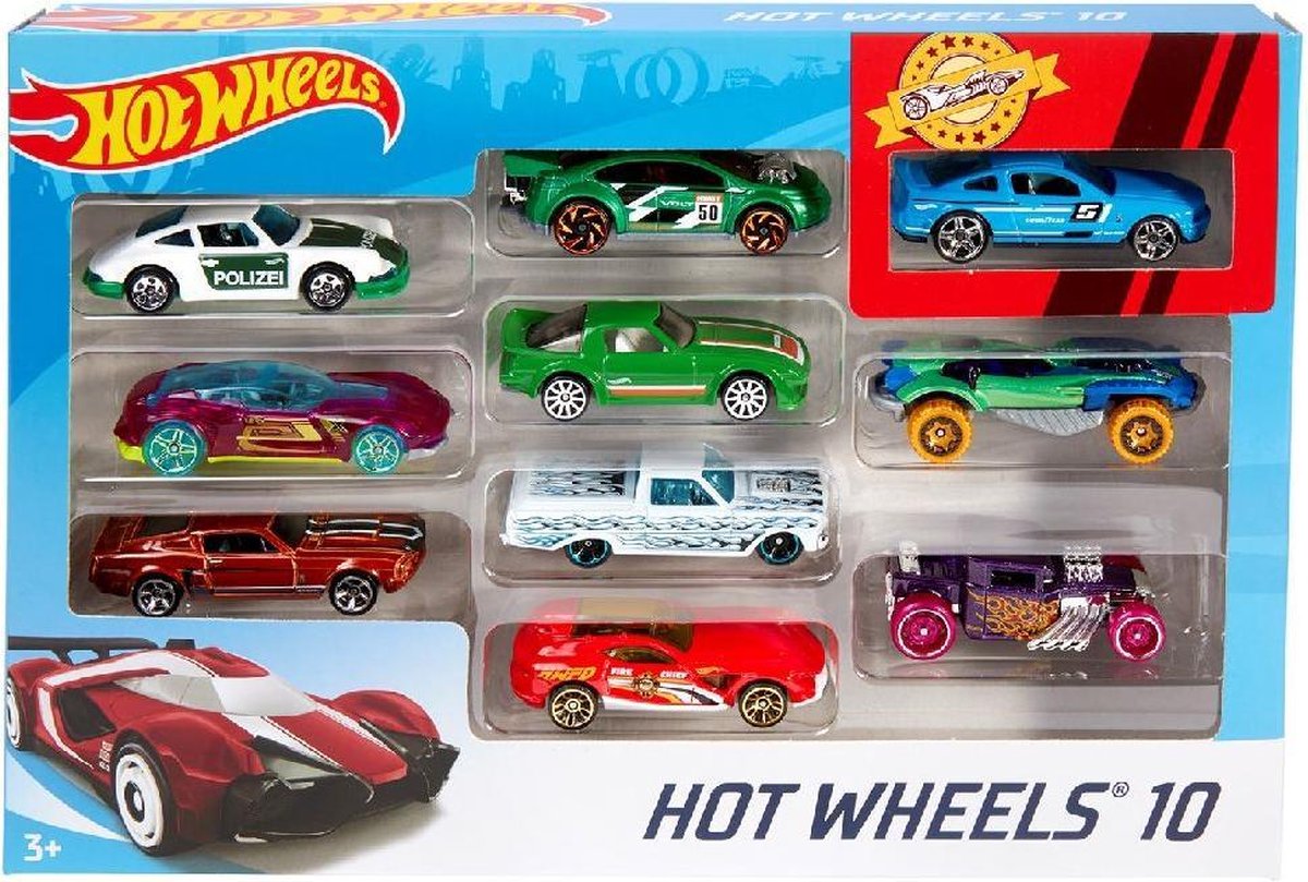 Hot Wheels 10 Car Giftpack