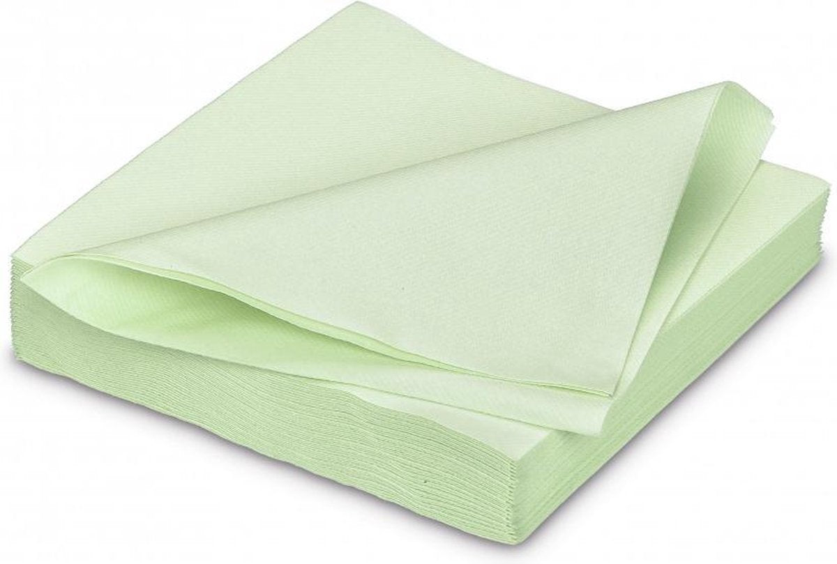 GALA Servetten - Muntgroen - 40x40cm - 25 Stuks - Groen