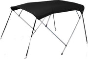 Oceansouth 4-Boogs zwarte Biminitop Breedte 170 - 190 cm