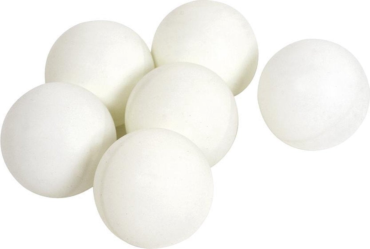 Tafeltennisballen 6 Stuks - Wit