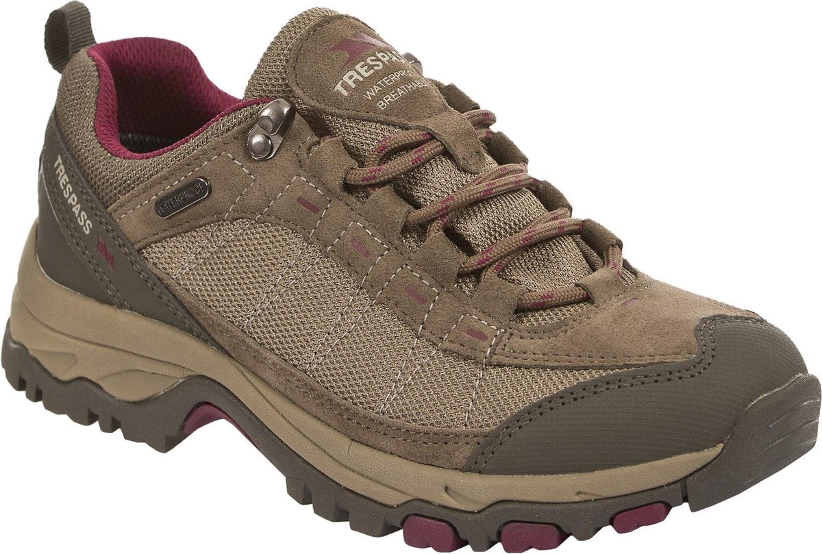 Trespass Womens/Ladies Scree Lace Up Technical Walking Shoes (Brindle)