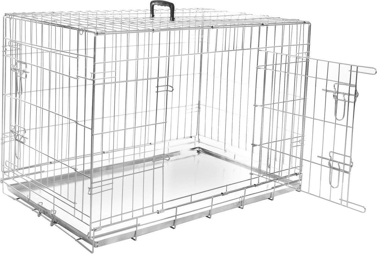 Flamingo bench 2 deurs - 93 x 57 x 62 cm zilver