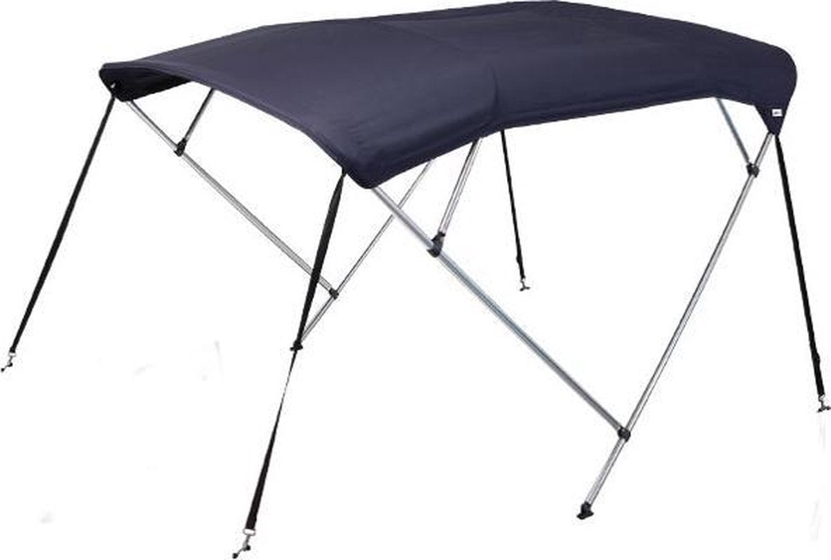 Oceansouth 4-Boogs blauwe Biminitop Breedte 210 - 230 cm