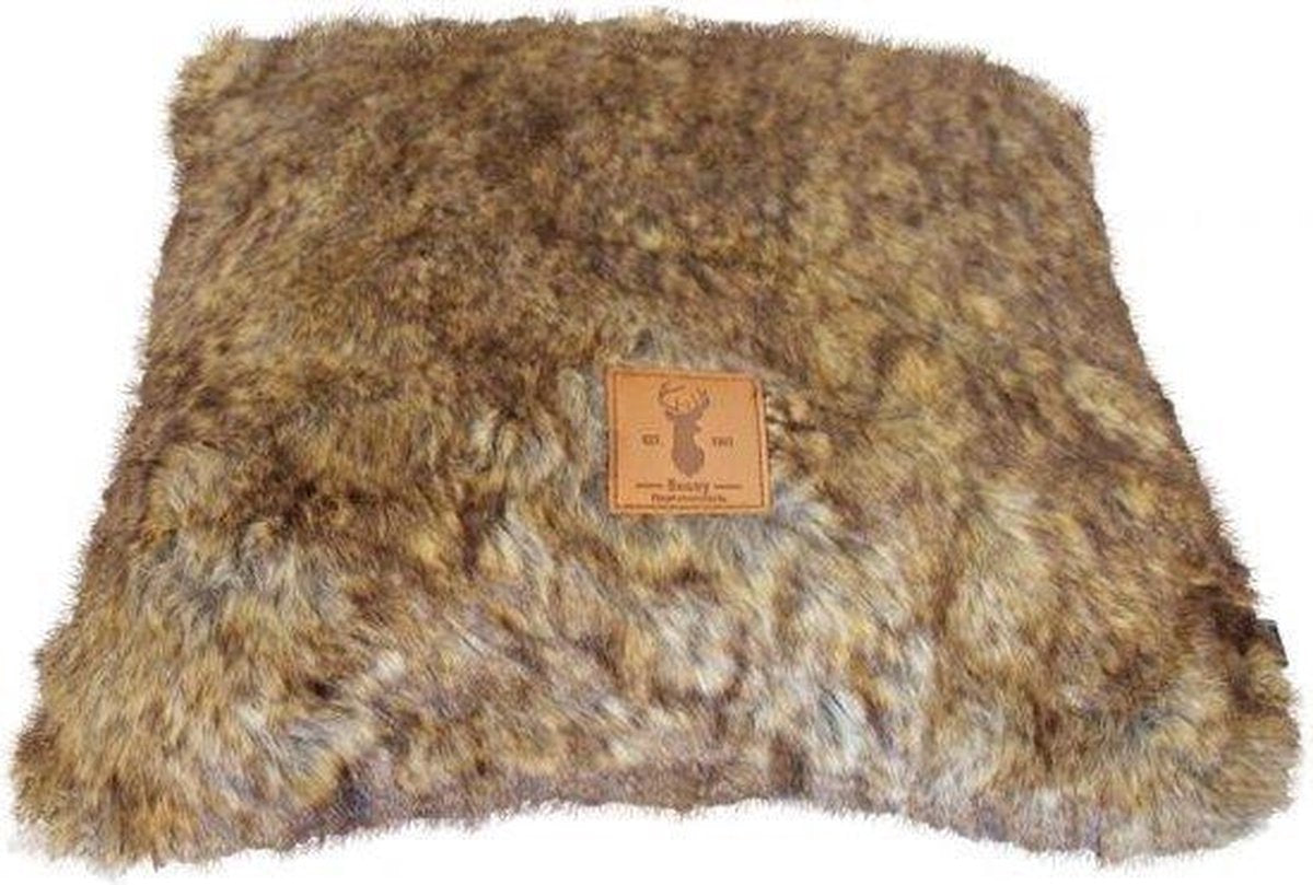Boony est1941 kattenkussen grizzly bruin 37x37cm