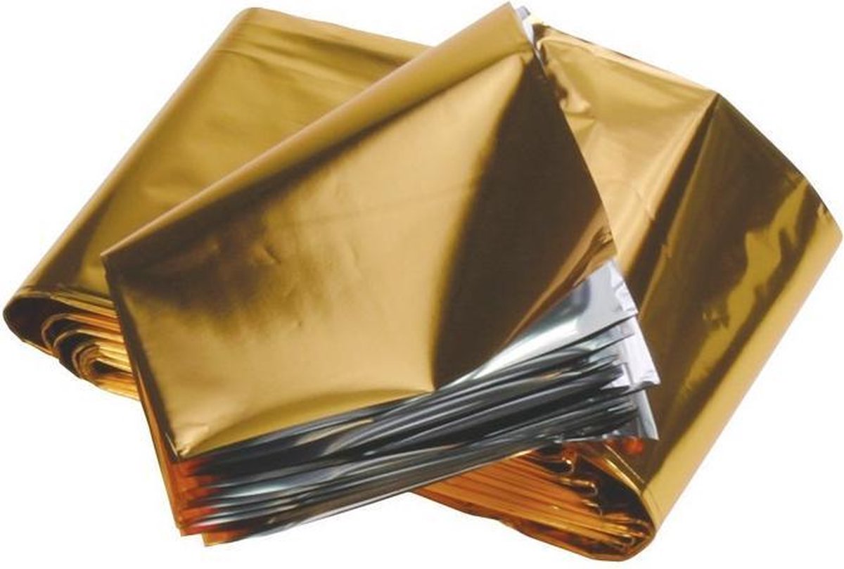 Reddingsdeken Goud/Zilver 210 x 160 cm