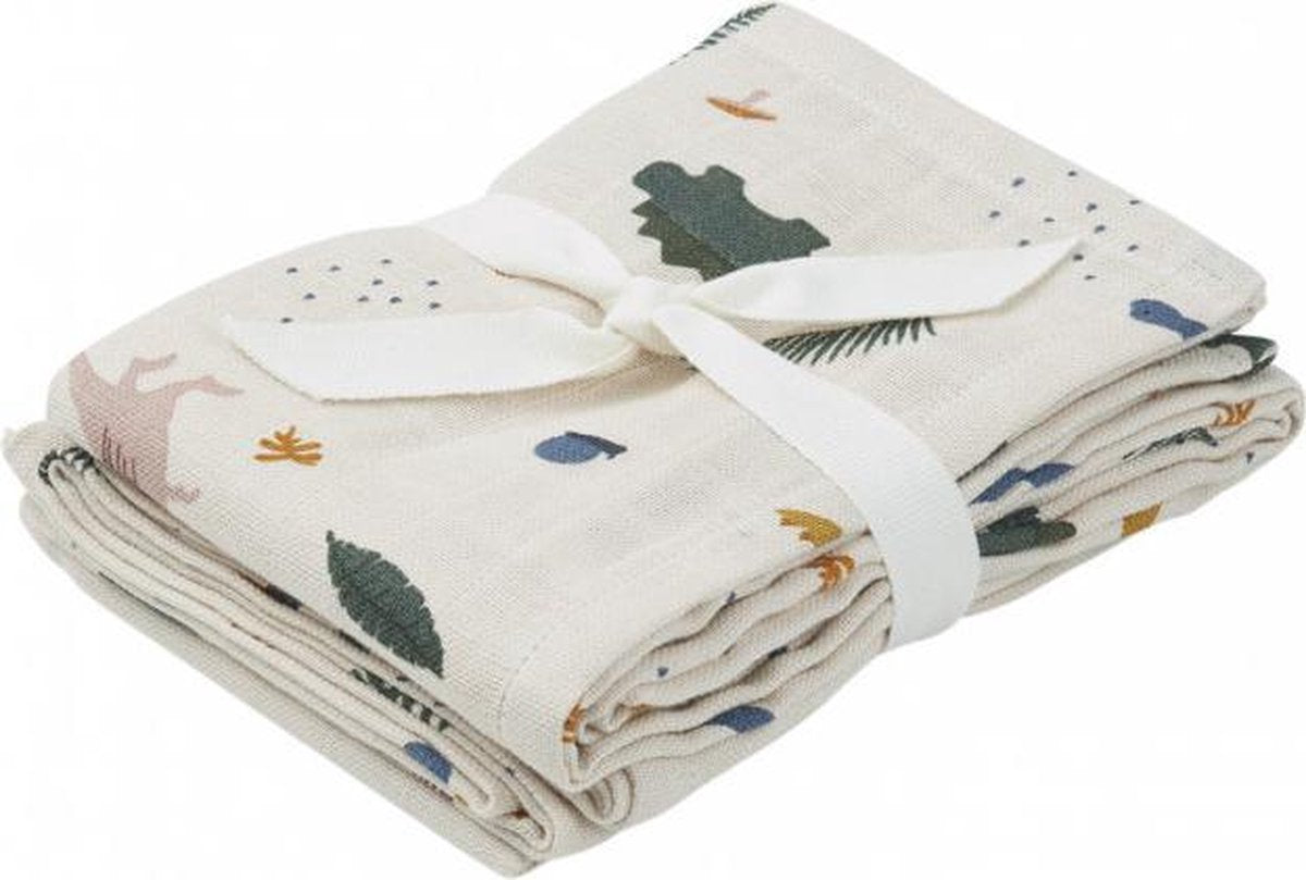Liewood Hannah Hydrofieldoek Dino Mix 2 Stuks