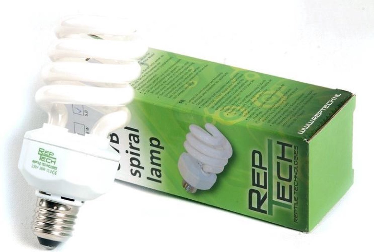 Reptech Spiral lamp 20W 10.0 UVB