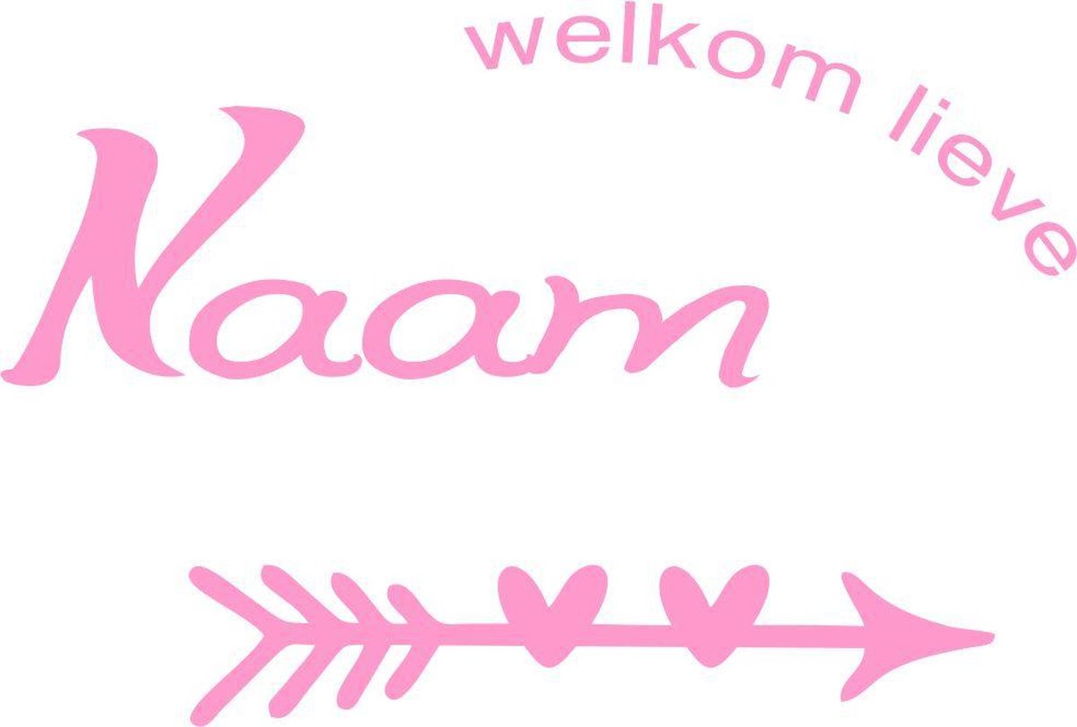 geboorte raam sticker 008 40 cm - 60 cm