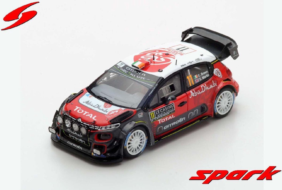 Citroen C3 WRC #11 Rally Monte Carlo 2018
