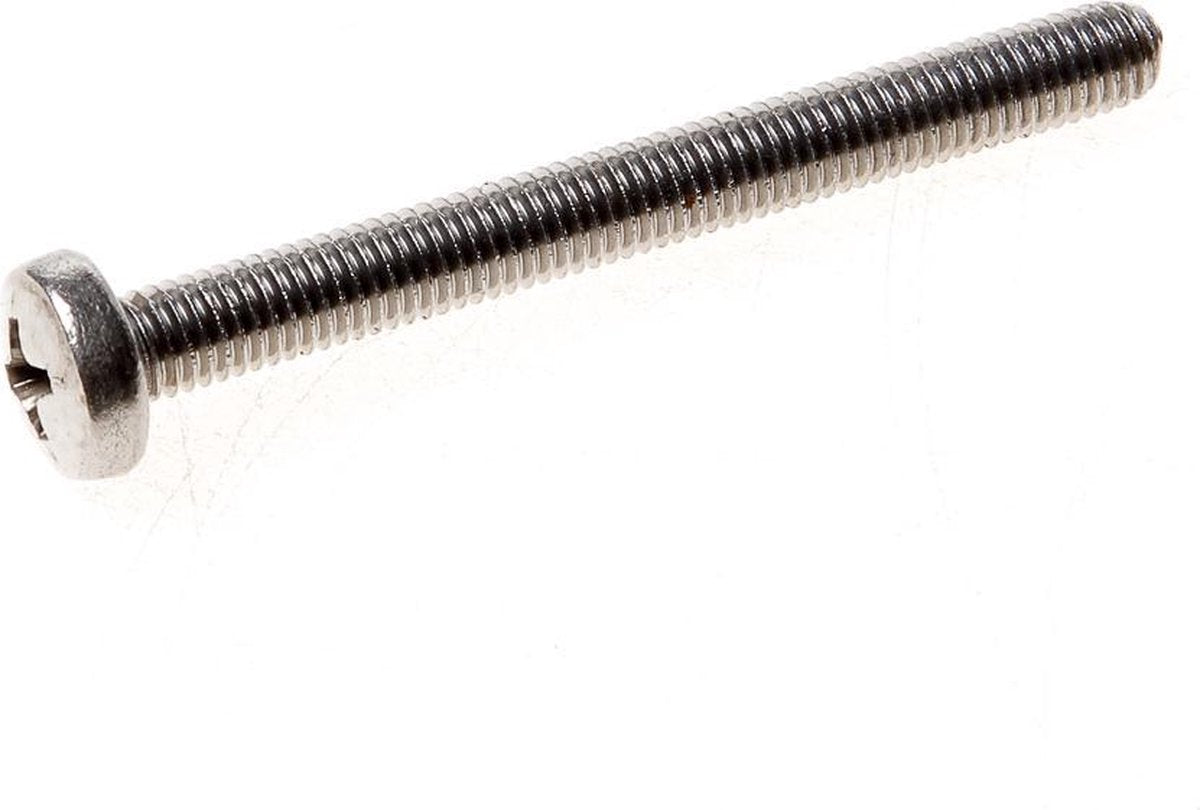 Kobout Elcee Metaalschroef RVS cilinderkop phillips M8 x 25mm