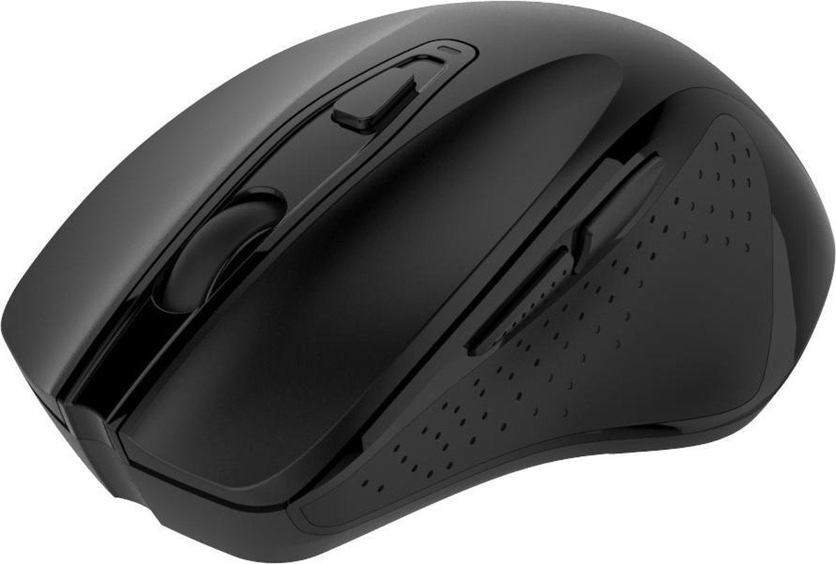 DELTACO MS-802 Draadloze stille muis 2400 DPI - Met USB-ontvanger - Zwart