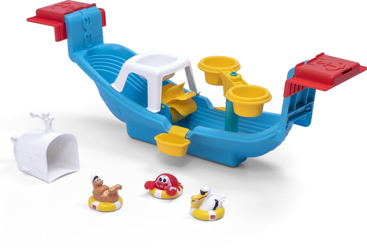 Step2 Nautical Rain Showers badset - Badspeelgoed incl. 3 drijvende karakterfiguren-krab