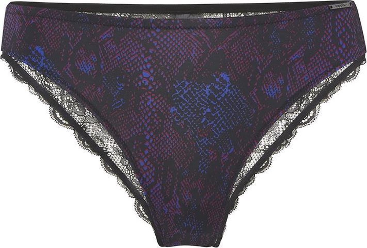 Sapph Mila Brazilian Brief Dames Panther Prn Blu-Xl