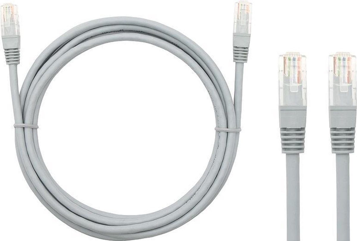 3M CAT5e RJ45 UTP Ethernet Netwerk Kabel - Grijs
