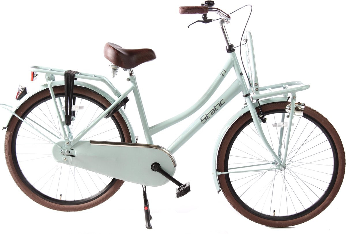 Static Cargo Dames transport fiets 28 inch Light Groen