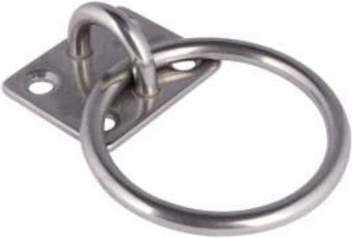 Aanlegring 8 mm RVS