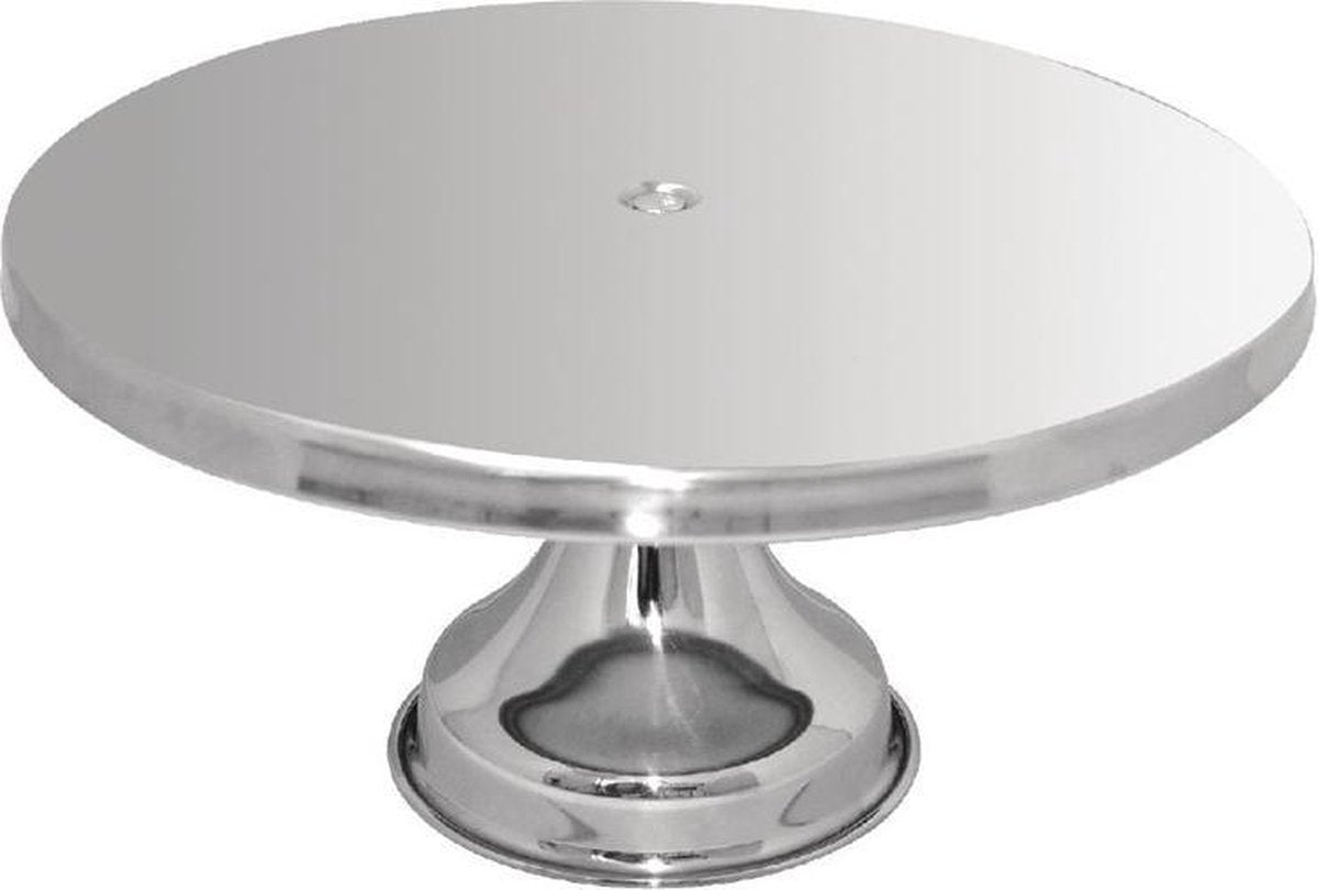 RVS taartschotel 33(Ø)cm