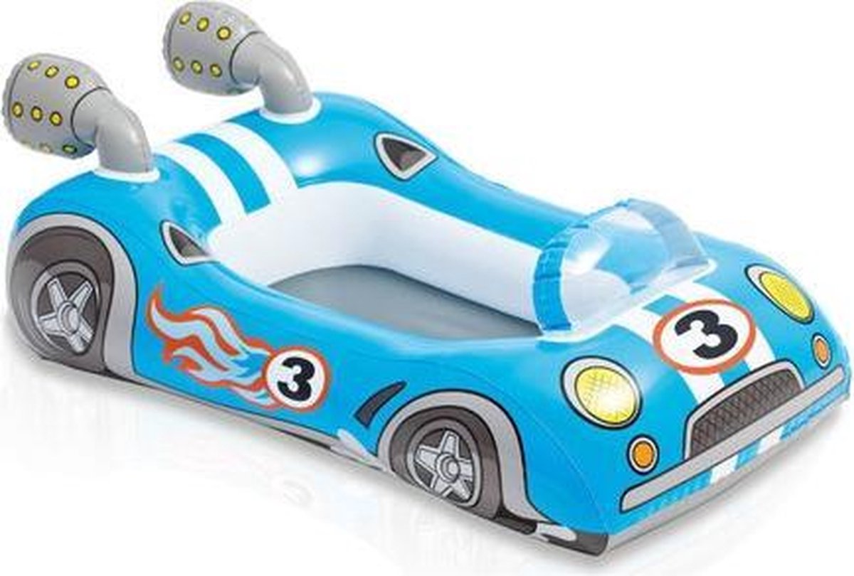 Opblaasbaar bootje auto Intex