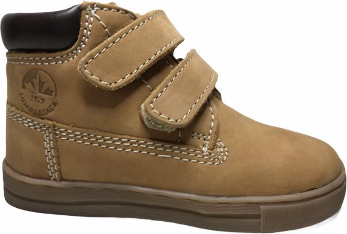 Lumberjack 2 velcro's bottine Bibi  geel bruin mt 25