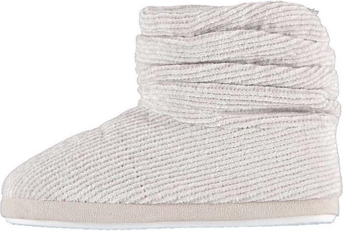 Apollo Sloffen Effen Dames Elastomeer/textiel Beige Maat 41-42