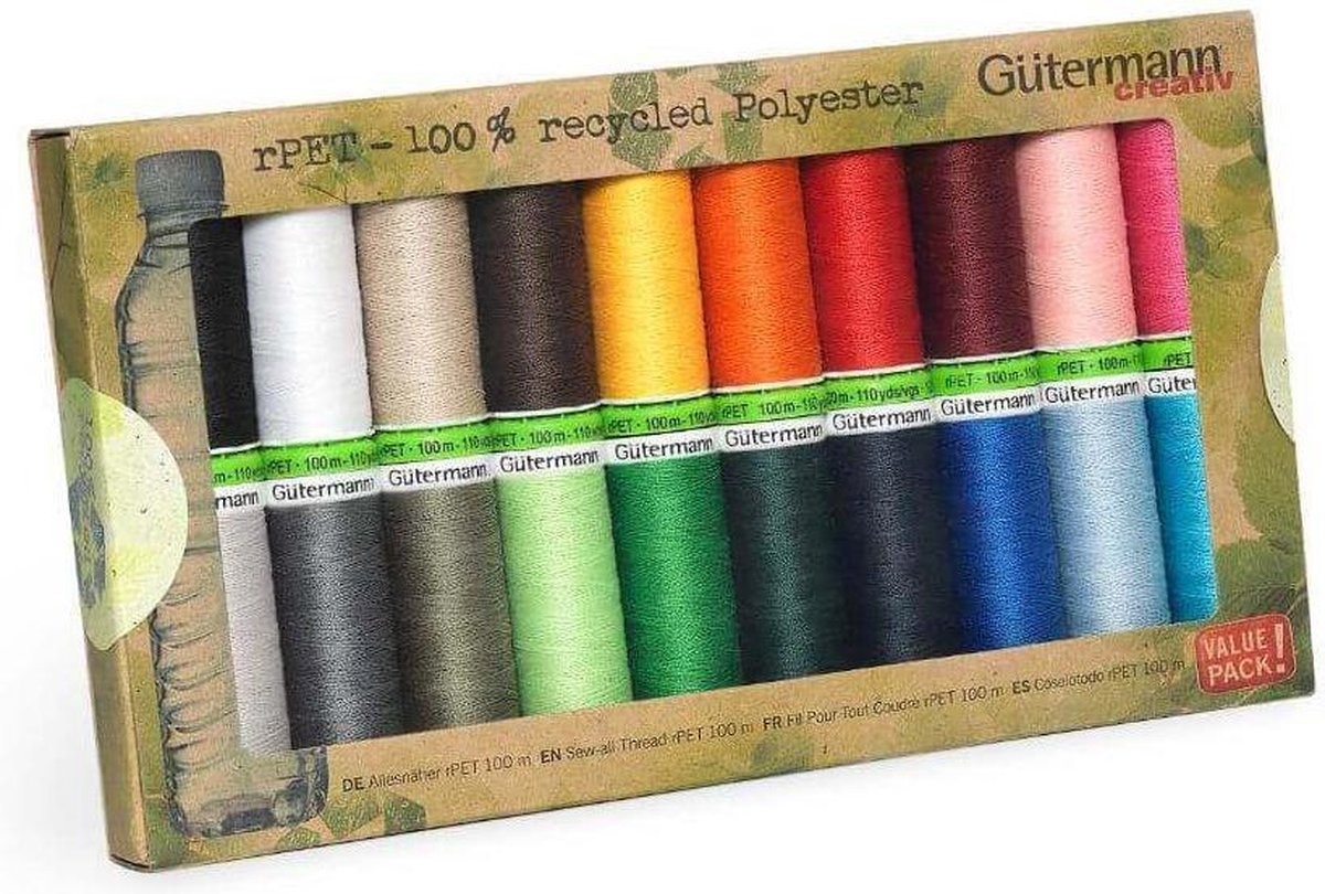 Gutermann 731139-1 Gerecycled Allesnaaigaren rPET 100m/20