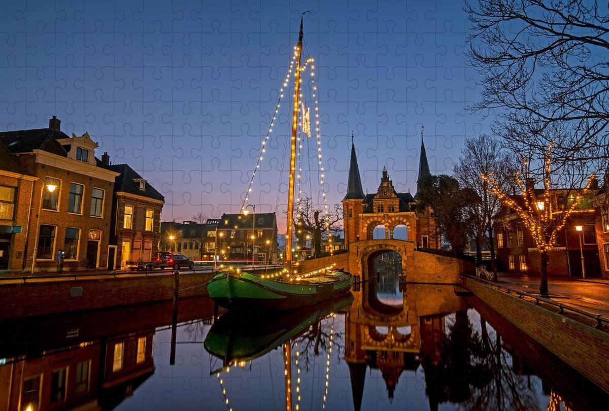 Poort van het water in Sneek - Puzzel 252 stukjes