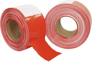 Markeerlint - Afzetlint - Lint - Marking Tape - Rood Wit - Lengte 500 meter x 75mm