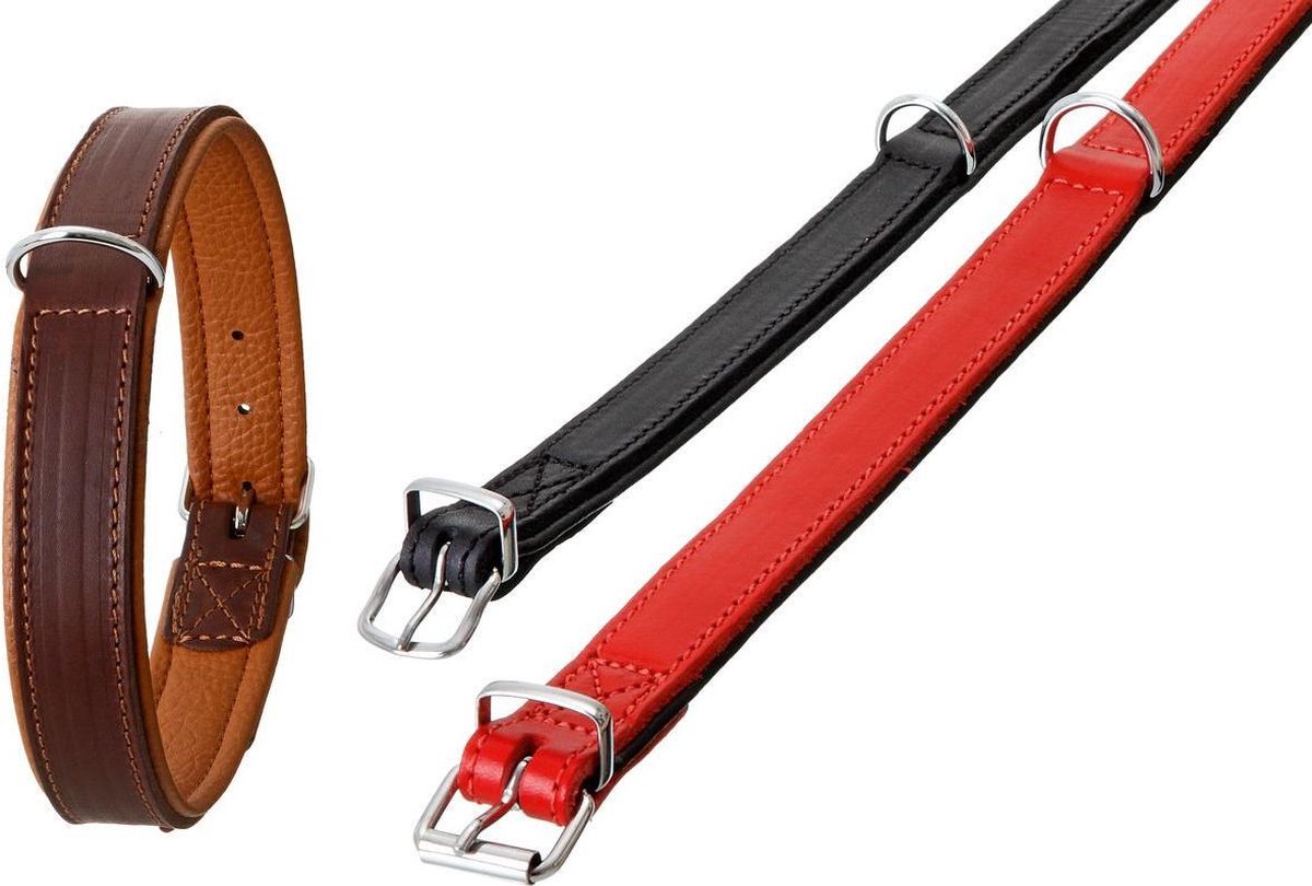 Collar rondo 37cm 14mm brown verst/adj 27