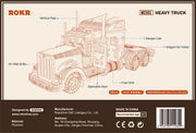 Robotime 3D puzzel modelbouw pakket Heavy Truck MC502