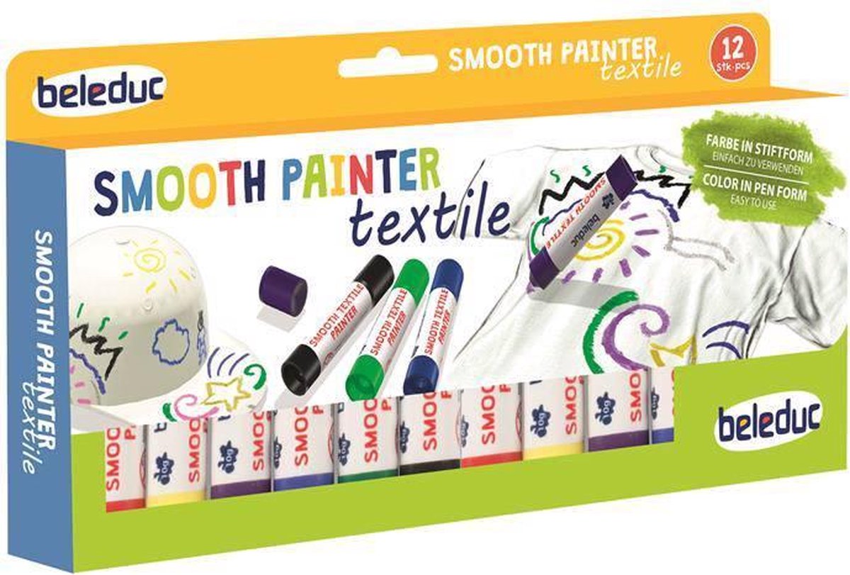 Smooth painter textiel