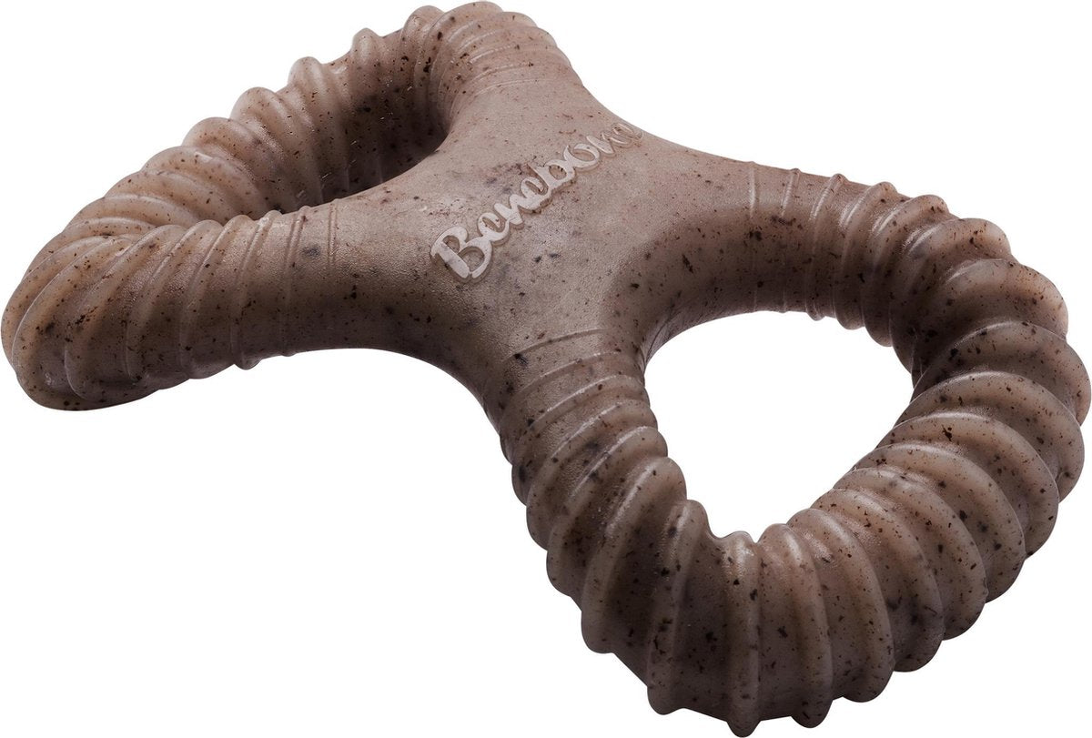 Jack and Vanilla Benebone DENTAL CHEW voor harde bijters tot 14 kg - Real Bacon - Small: 9 x 14 cm