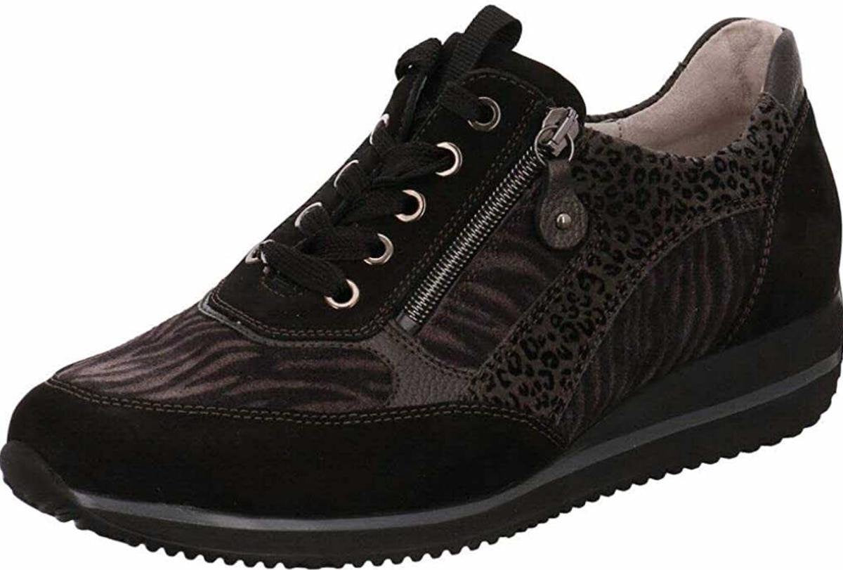 Waldlaufer 980008 Himona - Volwassenen Lage sneakers - Kleur: Zwart - Maat: 38