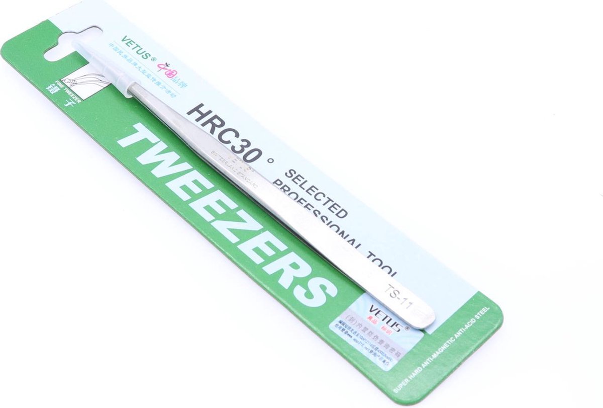 Pincet TS11 - Tweezer - Recht - Wimperextensions