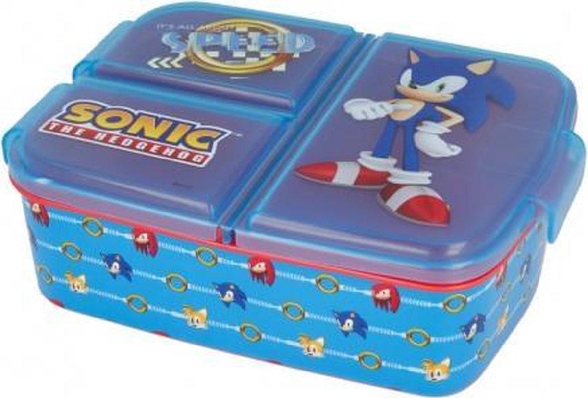 Sonic Broodtrommel met meerdere compartimenten