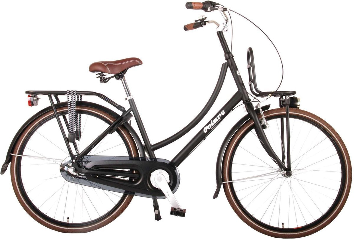 Volare Excellent Kinderfiets - Unisex - 26 inch - Zwart - Shimano Nexus 3 versnellingen - 95% afgemonteerd