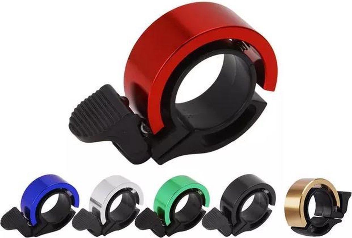 LOUZIR Outdoor beschermende fietsbel - Veilig fietsen- Bike bell - Rood