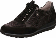 Waldlaufer 980008 Himona - Volwassenen Lage sneakers - Kleur: Zwart - Maat: 37.5