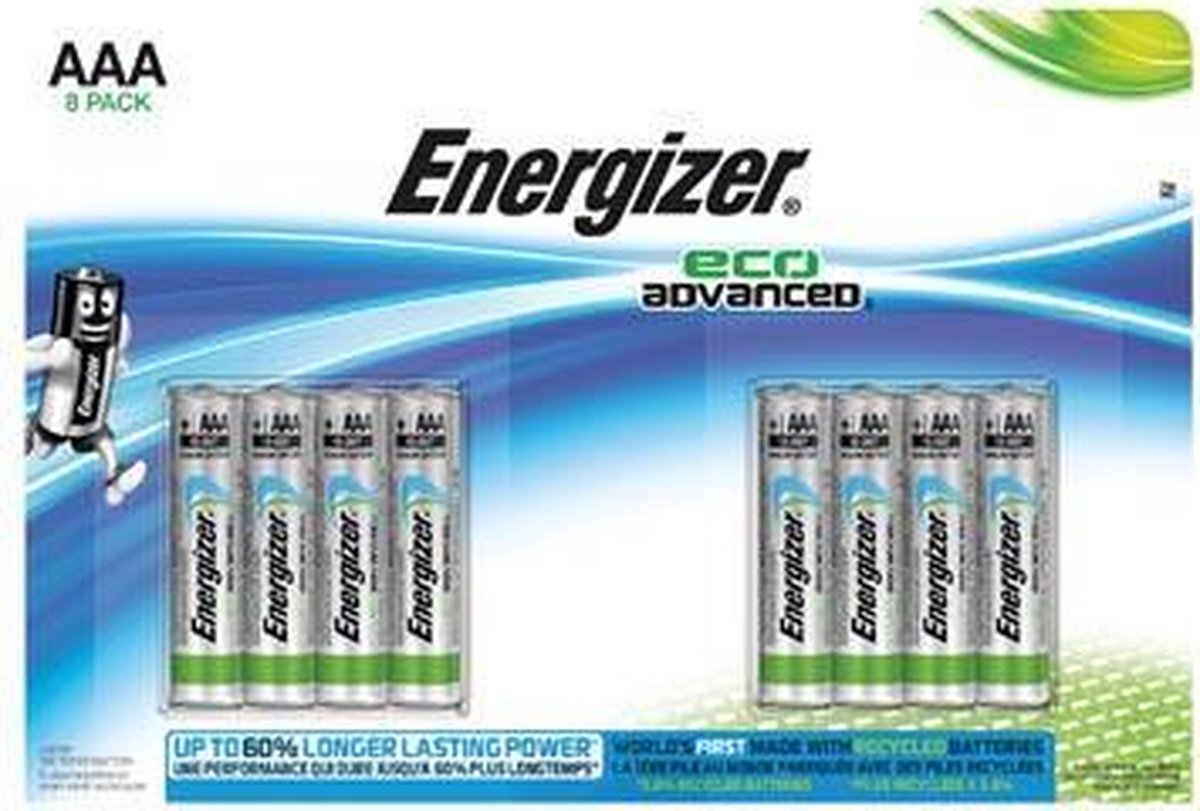 1x8 ENERGIZER Eco Advanced Micro AAA LR 03 1