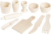 Cchobby Keukengerei 6 Cm Lichtbruin 10 Stuks