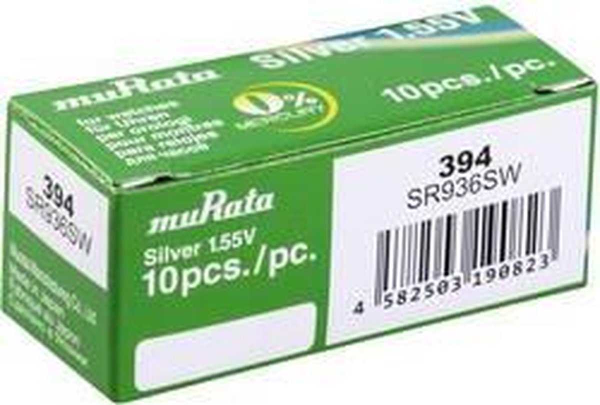 Murata SR936SW-PBWW Button cell SR45