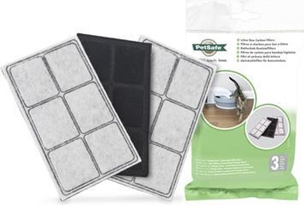 Petsafe simply clean koolstoffilter navulling - 3 st - 1 stuks